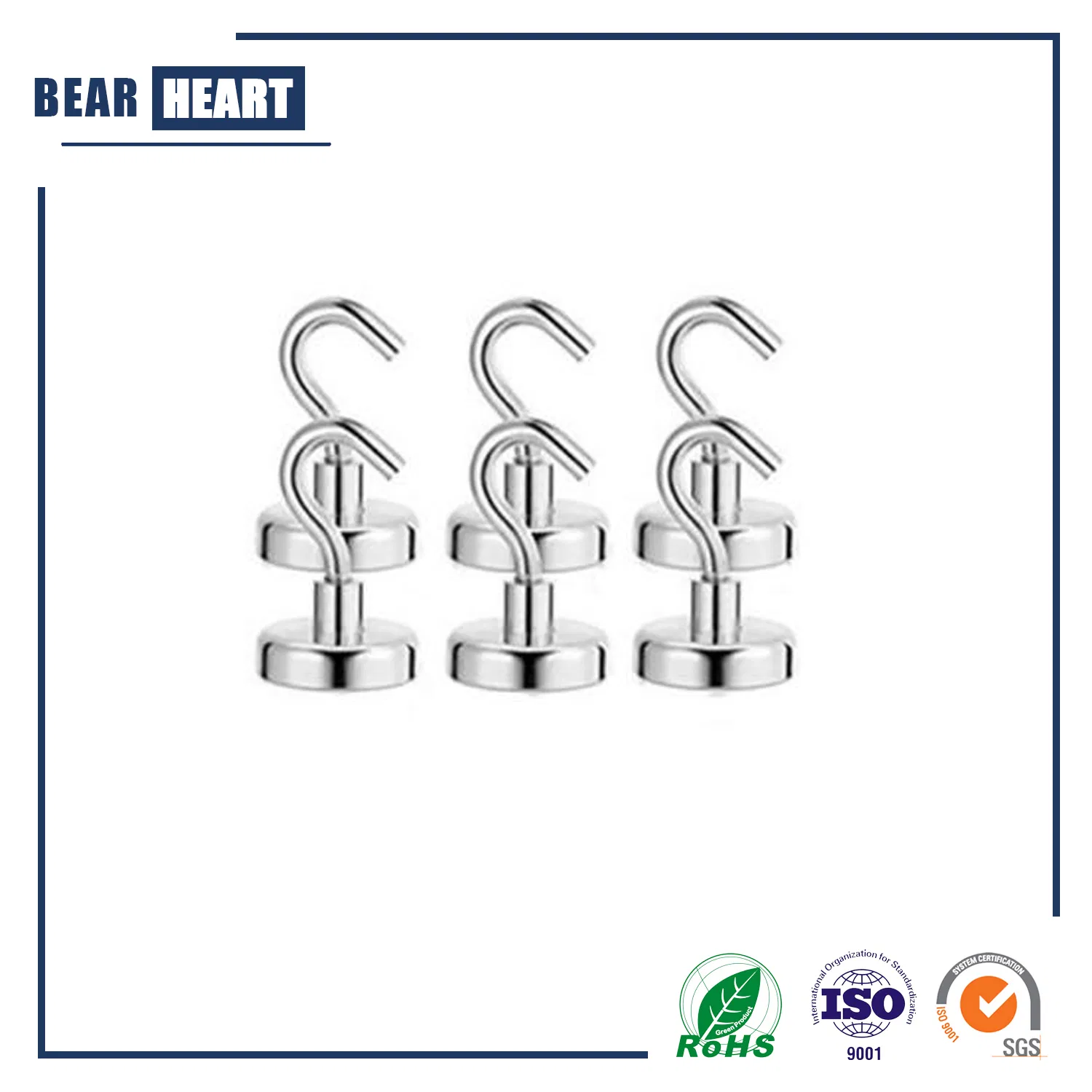 회전식 회전식 자석 후크, 견고한 네오디뮴 자석 후크