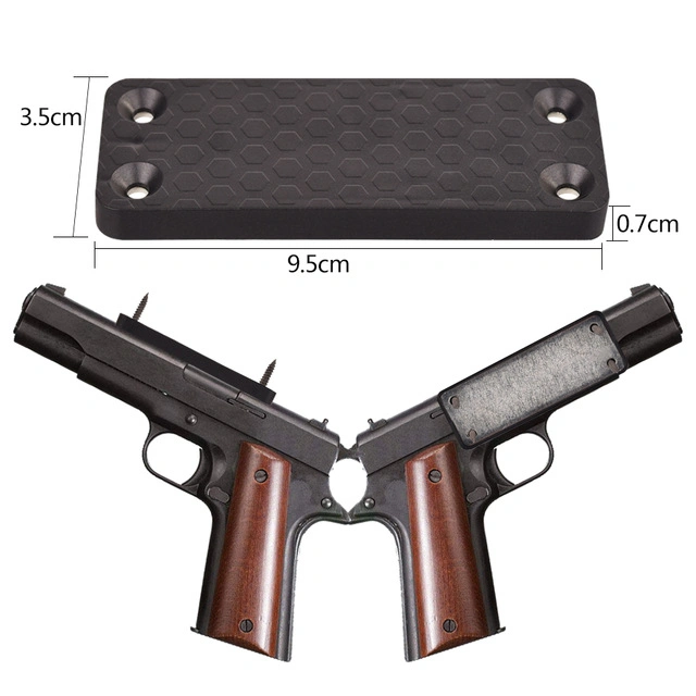 Inexpensive Gun Magnet Mount Rubber Coated Magnetic Gun Holder