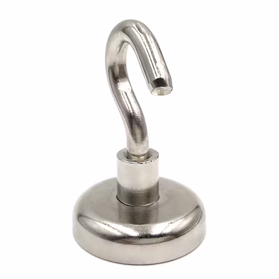 네오디뮴 자석 후크, 빨간색 고무 코팅이 된 냄비 자석